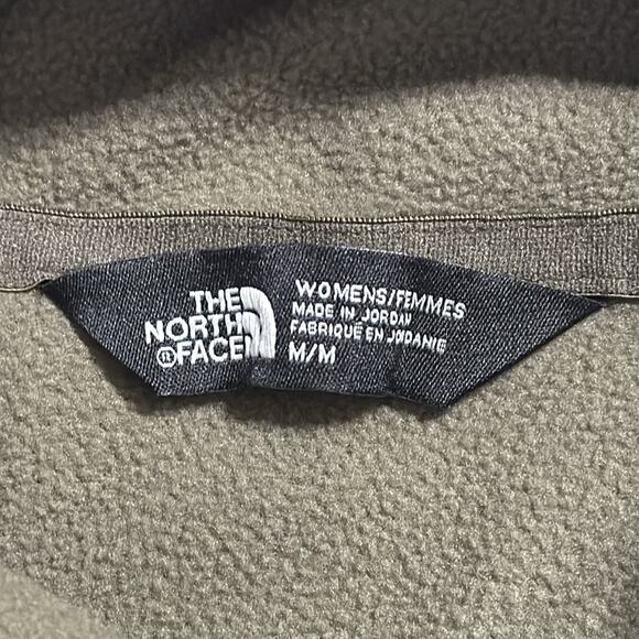 THE NORTH FACE women’s green medium novelty glacier fleece pullover active fit - Picture 11 of 12